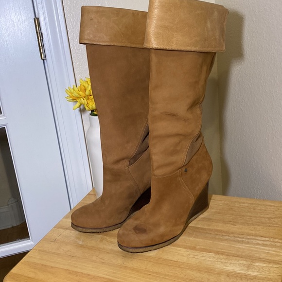 UGG Chestnut Ravenna Tall Suede Boots - Picture 2 of 9